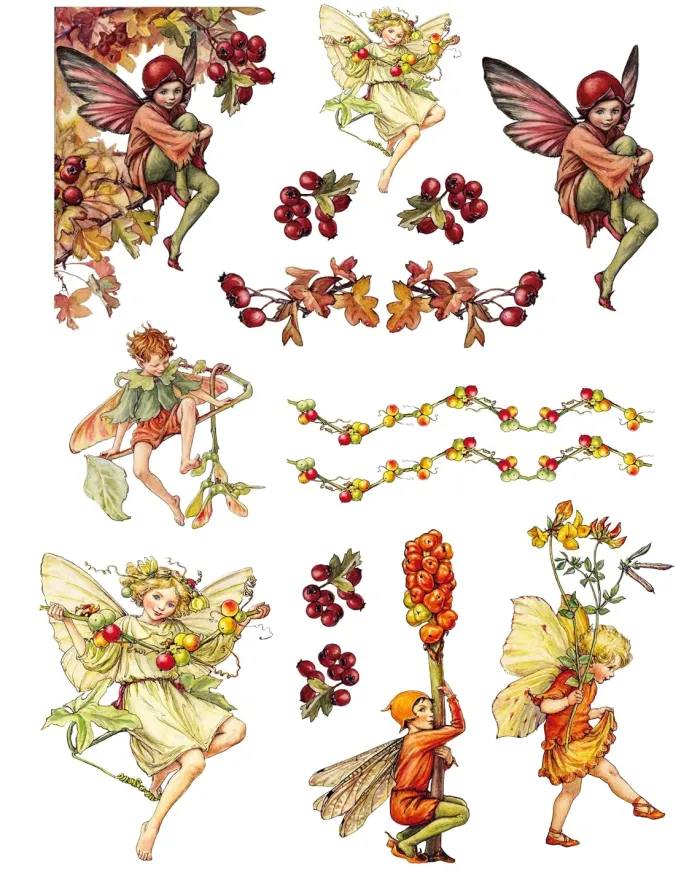 Flower Fairies to Cut out and Collage: Over 500 Timeless Illustrations to Inspire Creativity