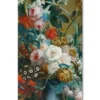 Flowers in a blue vase