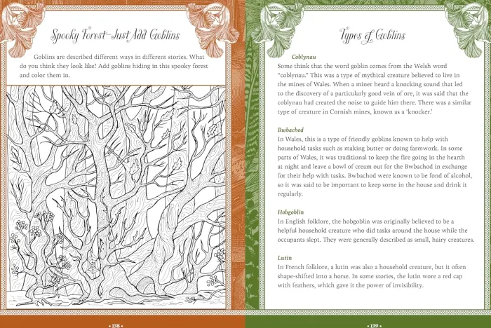 Forest, Fairies, Mushrooms and Goblins Sticker, Color & Activity Book: Over 500 Unique Stickers