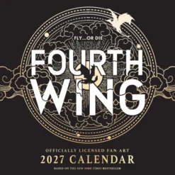Fourth Wing Officially Licensed Fan Art 2027 Wall Calendar