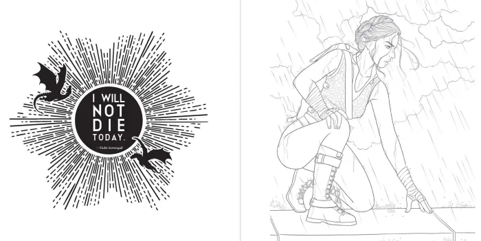 Fourth Wing: The Official Coloring Book