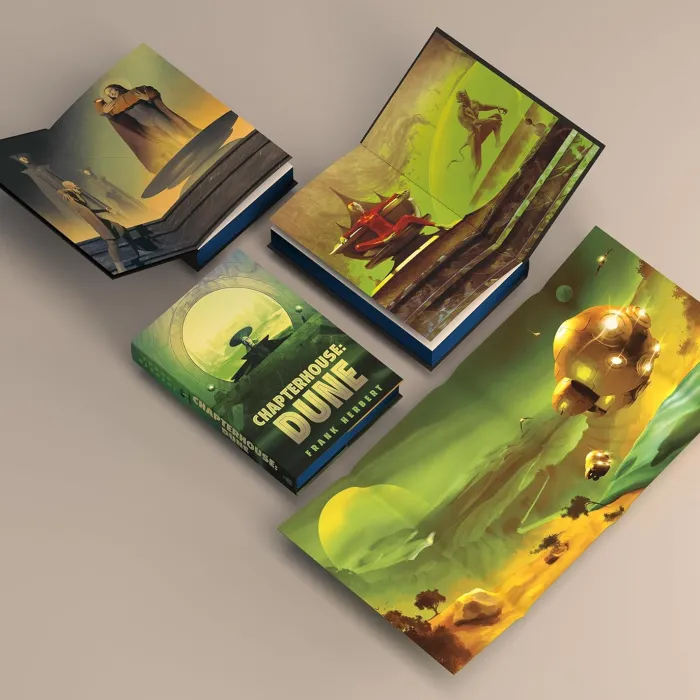 Frank Herbert's Dune Saga Books 4-6 Deluxe Hardcover Boxed Set: God Emperor of Dune, Heretics of Dune, and Chapterhouse: Dune