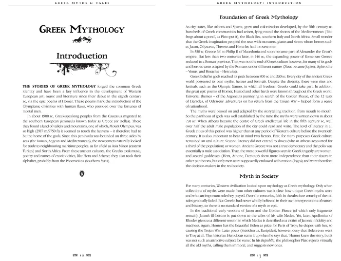 Greek Myths & Tales: Epic Tales