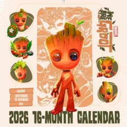 Groot 2026 Square Calendar