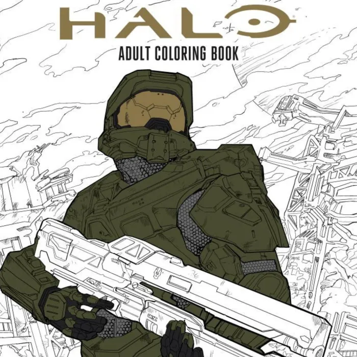 Halo Coloring Book: Based off the game Halo from Microsoft and 343