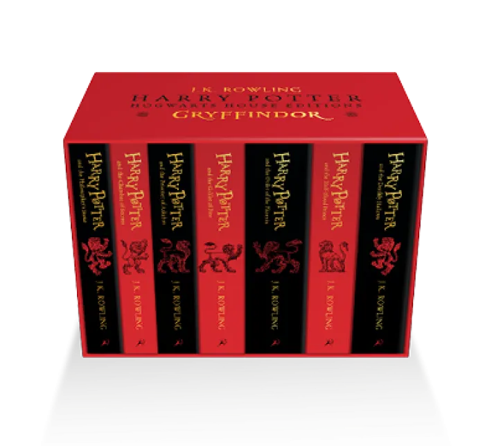 Harry Potter Gryffindor Hogwarts House Editions Paperback Box Set