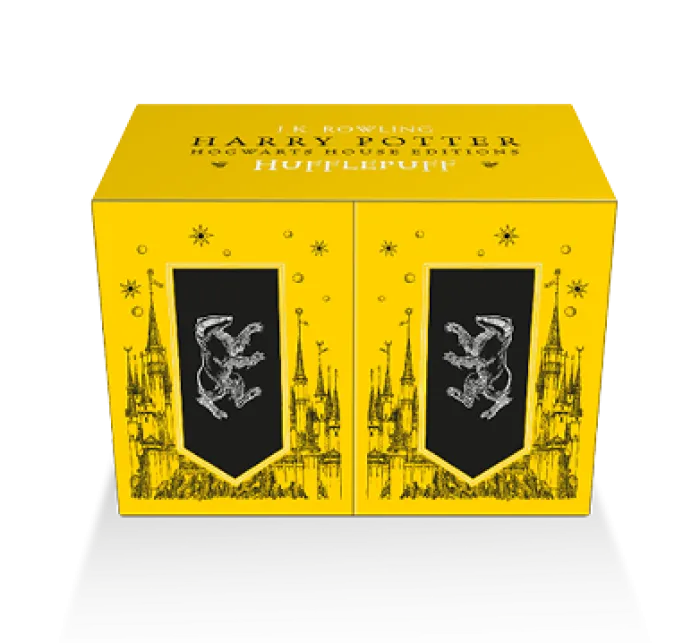 Harry Potter Hufflepuff Hogwarts House Editions Hardback Box Set