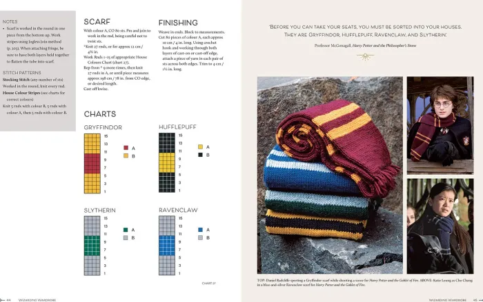 Harry Potter Knitting Magic: The official Harry Potter knitting pattern book