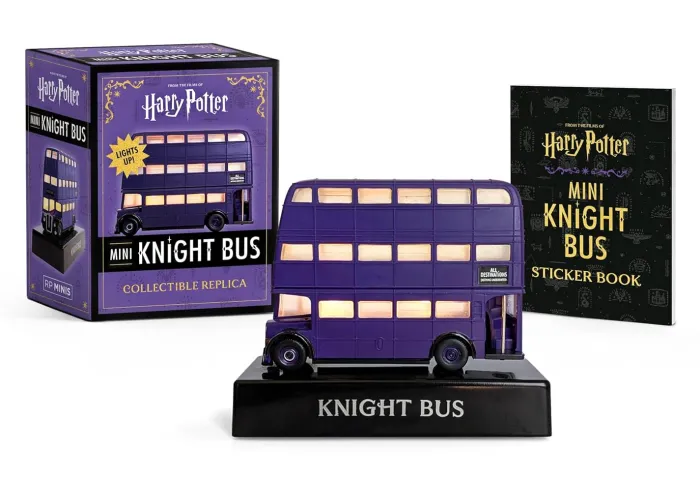 Harry Potter Mini Knight Bus Collectible Replica: Lights up!