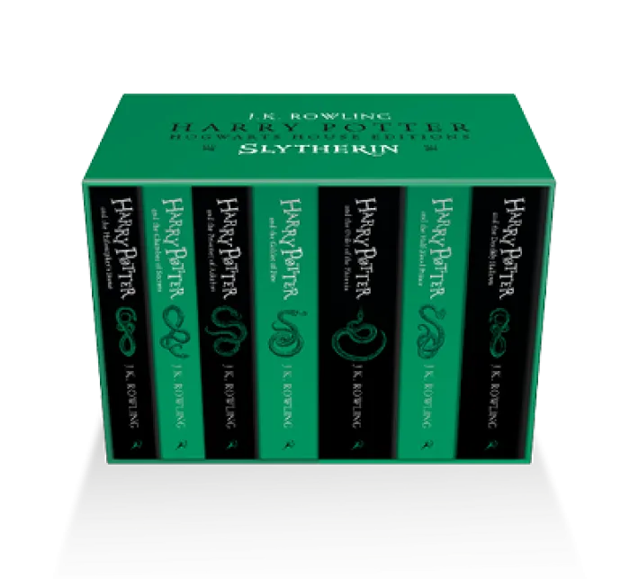 Harry Potter Slytherin Hogwarts House Editions Paperback Box Set