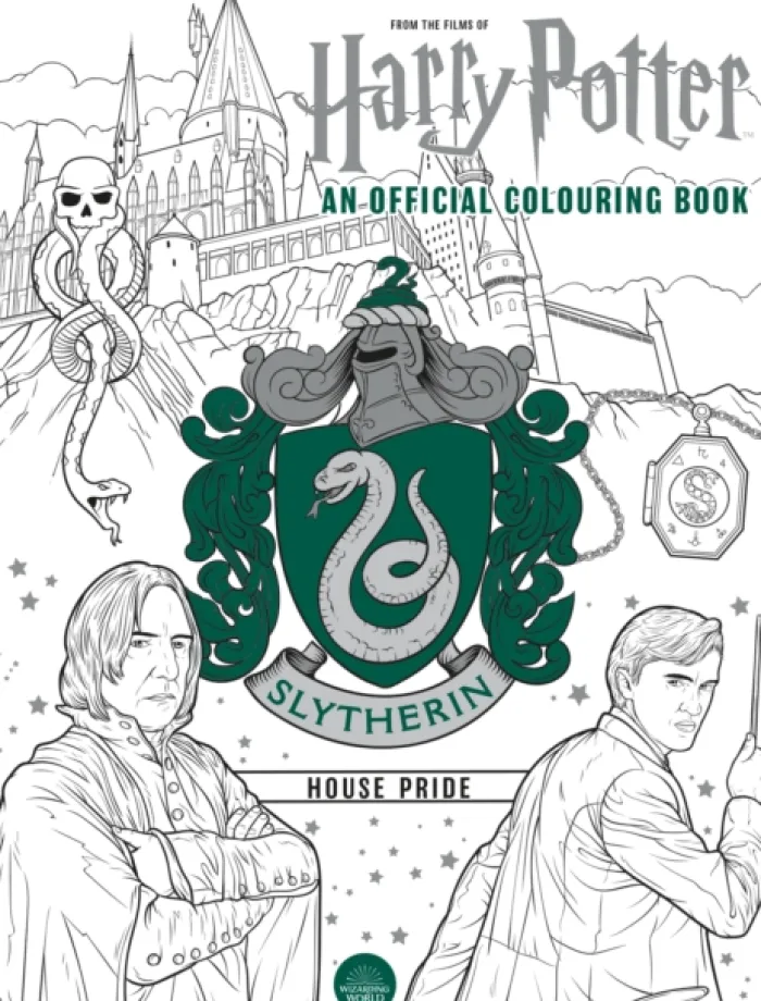 Harry Potter: Slytherin House Pride: The Official Colouring Book