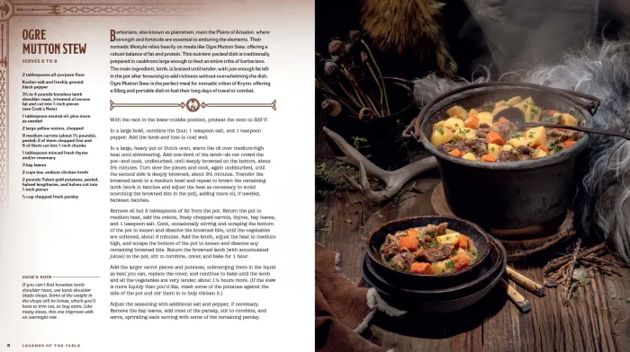 Heroes' Feast Legends of the Table (Dungeons & Dragons): An Official D&D Cookbook
