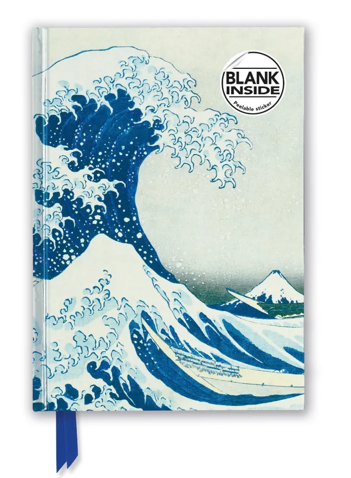 Hokusai: The Great Wave (Foiled Blank Journal)