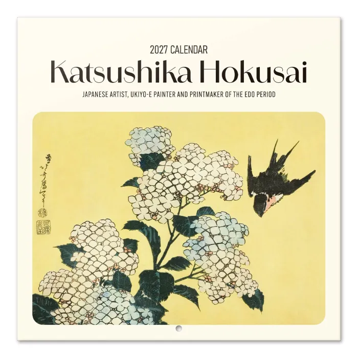 Hokusai 2027 30X30 Calendar
