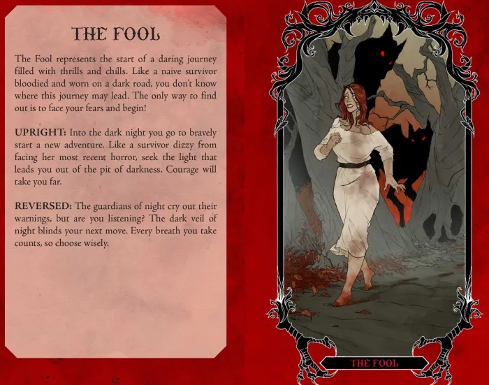 Horror Tarot Deck and Guidebook