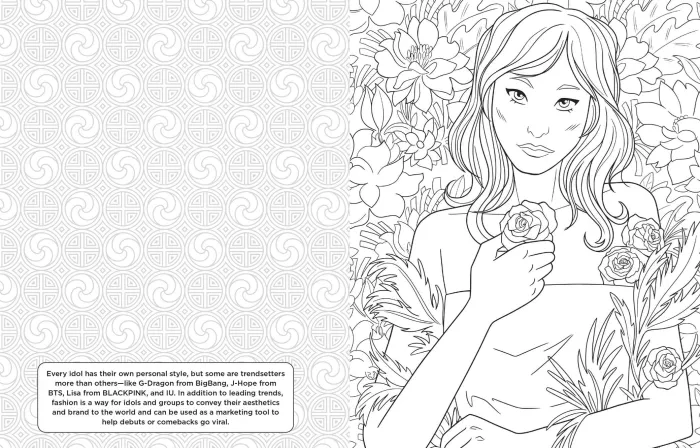 I Love K-pop Coloring and Activity Book: For fans of KPop Demon Hunters, BTS, BLACKPINK, KATSEYE, and K-pop Idols