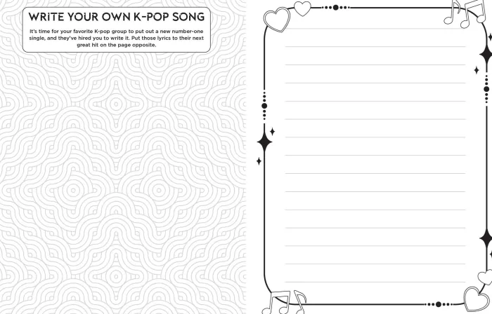 I Love K-pop Coloring and Activity Book: For fans of KPop Demon Hunters, BTS, BLACKPINK, KATSEYE, and K-pop Idols