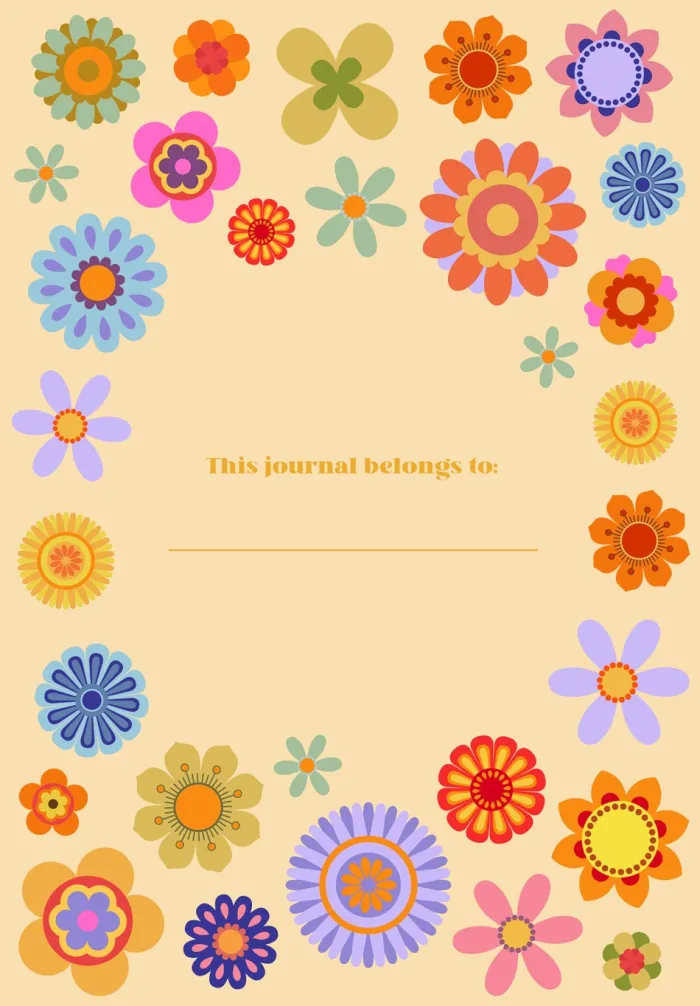 I'm a Delicate F*cking Flower Embroidered Journal