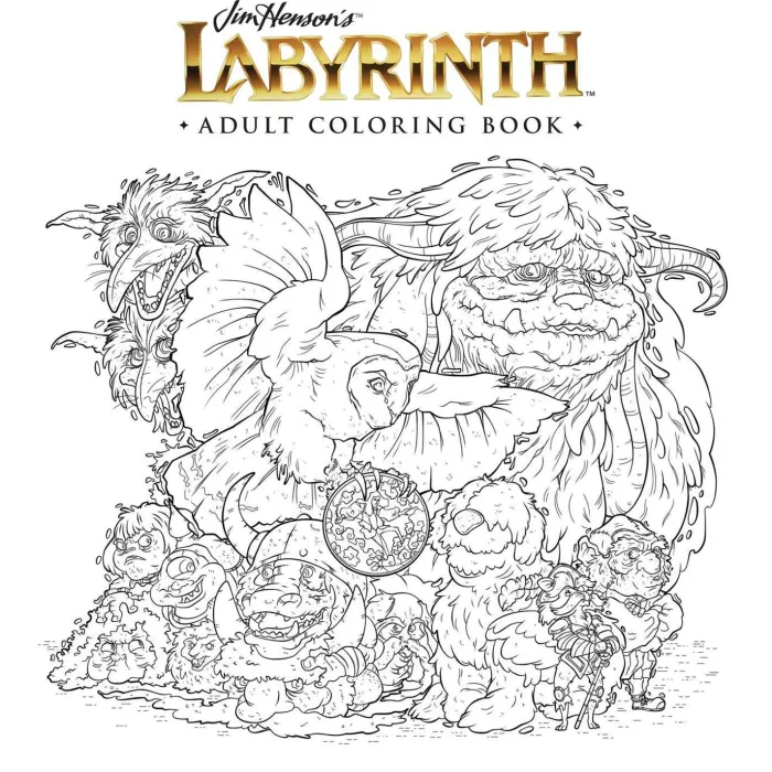 Jim Henson's Labyrinth Adult Coloring Book