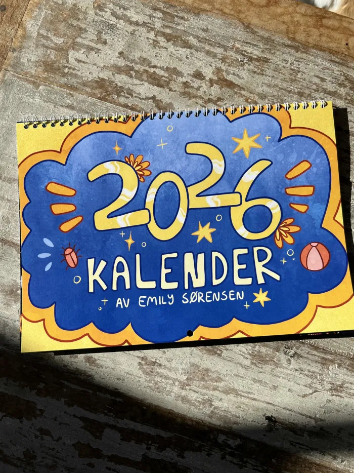 2026 kalender av Emily Sørensen