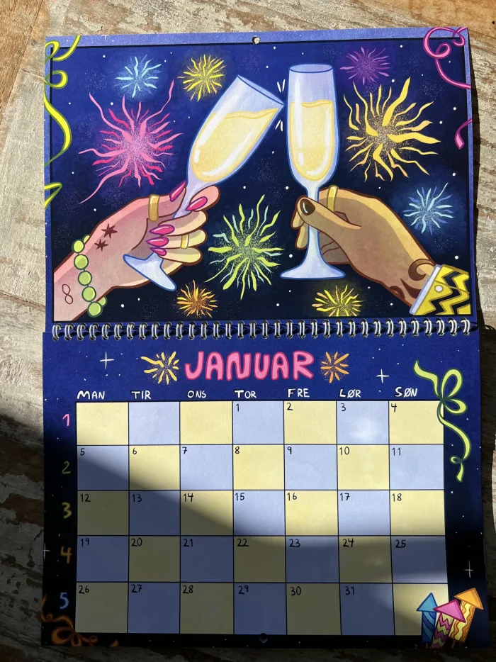 2026 kalender av Emily Sørensen