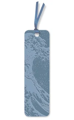 Katsushika Hokusai: The Great Wave Artisan Art Vegan Leather bookmark