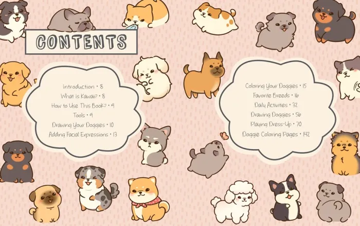 Kawaii Doggies: Learn to Draw over 100 Adorable Pups in All their Glory: Volume 7