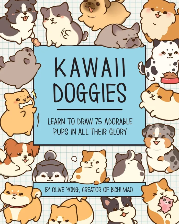 Kawaii Doggies: Learn to Draw over 100 Adorable Pups in All their Glory: Volume 7