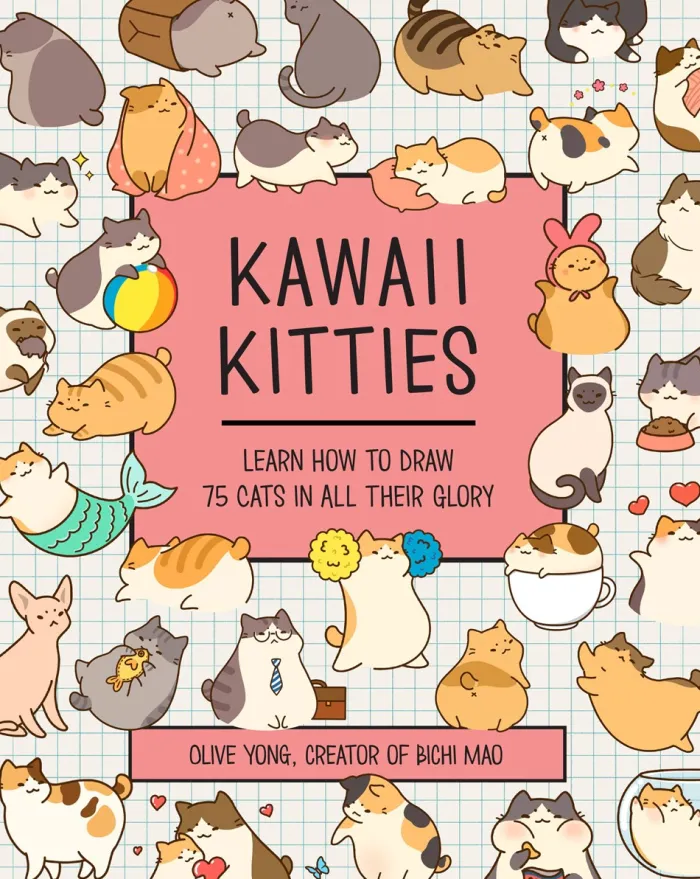 Kawaii Kitties: Learn How to Draw 75 Cats in All Their Glory: Volume 6