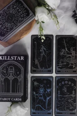 Killstar Black Tarot Cards