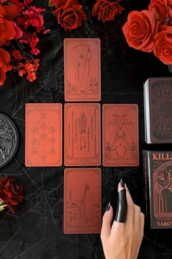 Killstar Red and Black Tarot Cards