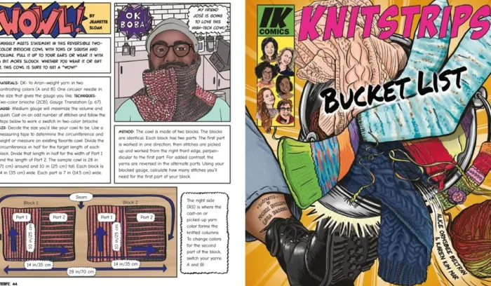 Knitstrips: The World's First Comic-Strip Knitting Book