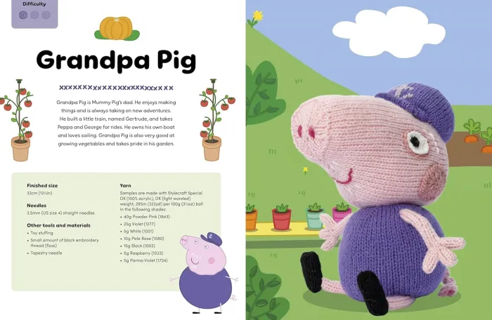 Knitting Peppa Pig: Over 20 adorable knitted toy patterns for hours of fun!