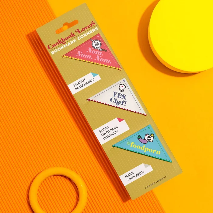 Knock Knock Cookbook Lovers Bookmark Corners