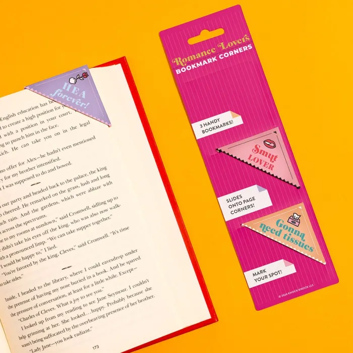Knock Knock Romance Lovers Bookmark Corners
