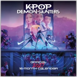 K-Pop Demon Hunters 2027 16 Month Square Calendar
