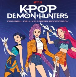 K-Pop demon hunters offisiell deluxe fargeleggingsbok