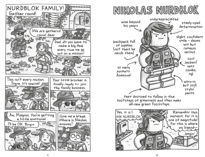 LEGO Nikolas Nurdblok and the Lost Brick