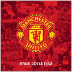 Manchester United Fc Legends 2027 Square Calendar