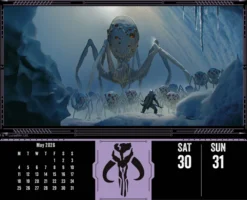 Mandalorian 2026 Desk Block Calendar