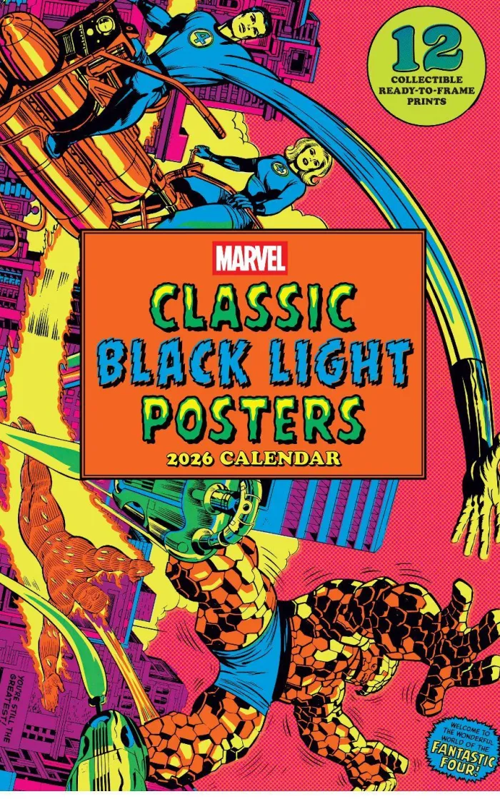 Marvel Classic Black Light 2026 Poster Cal