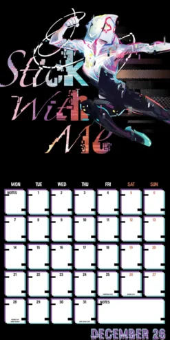 MARVEL SPIDER-MAN 2026 SQUARE CALENDAR