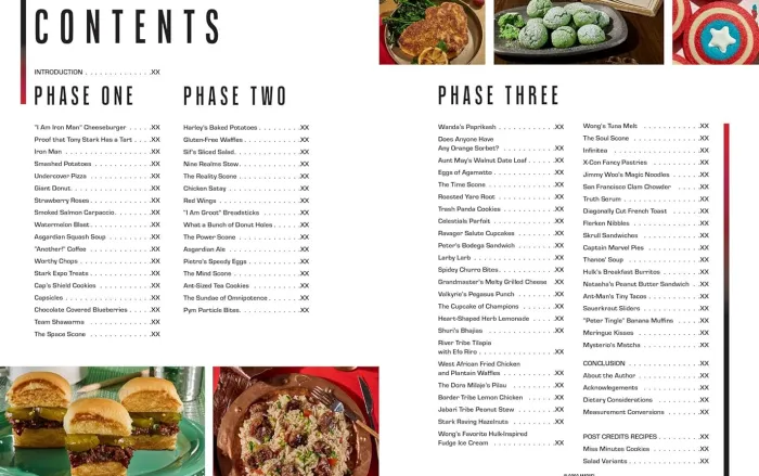 Marvel Studios: The Official Cookbook: Recipes Inspired by the Marvel Cinematic Universe