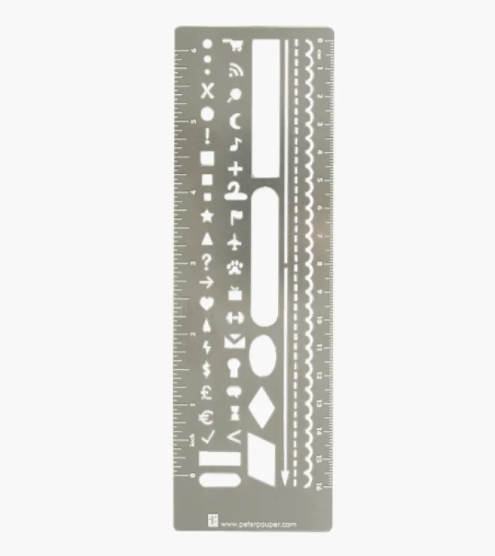 Metal Stencil Bookmark