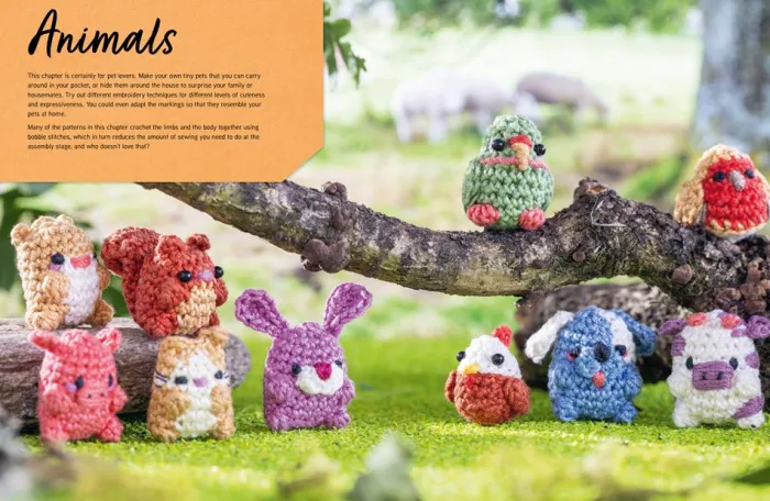 100 Micro Amigurumi: Crochet Patterns and Charts for Tiny Amigurumi