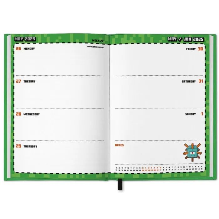 Minecraft A5 Diary 2025