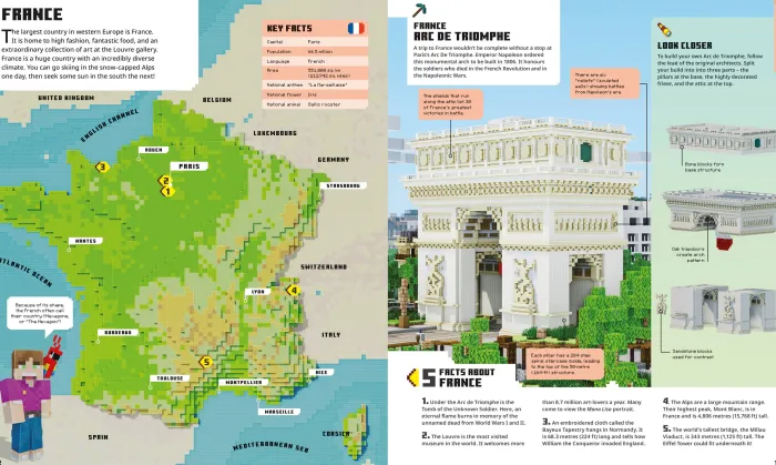Minecraft Atlas of the World: Create the Real World in Minecraft with 60+ Inspiring Builds