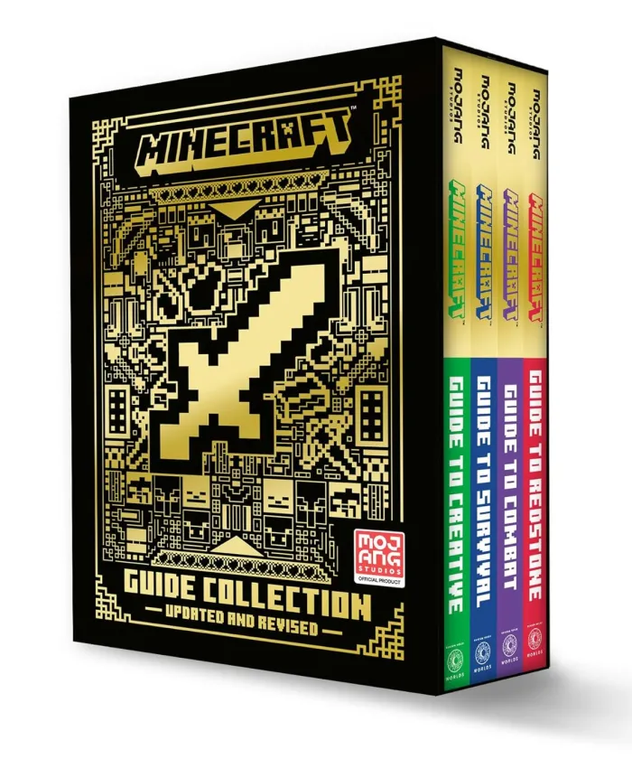 Minecraft: Guide Collection 4-Book Boxed Set (Updated): Survival (Updated), Creative (Updated), Redstone (Updated), Combat