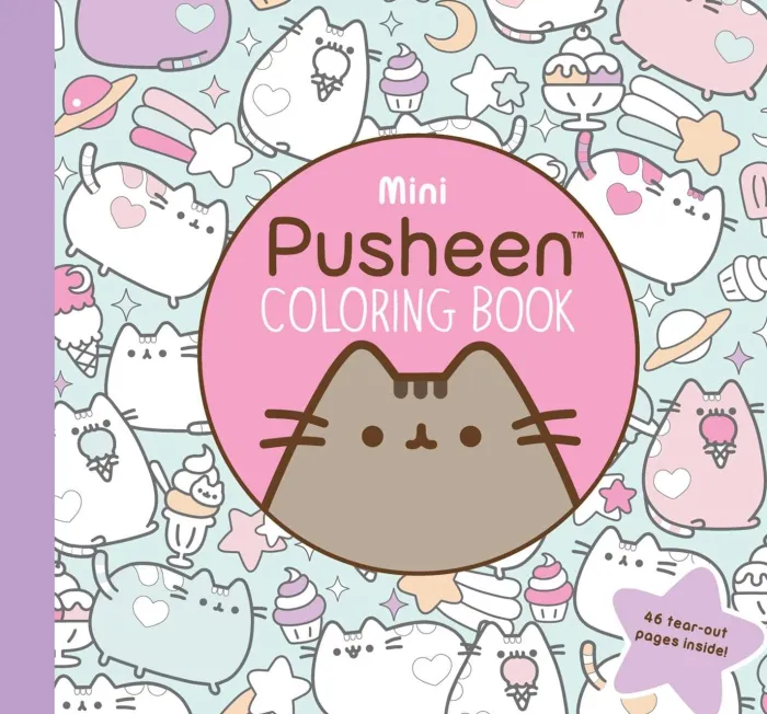 Mini Pusheen Coloring Book