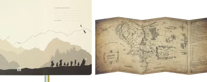 Moleskine Lord of the Rings Planner 2026/27 18m Hard L Uke Notat